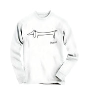 Pablo Picasso Dachshund (Lump) Artwork Long Sleeve Tee - Greatest Artists - Harvey Ltd
