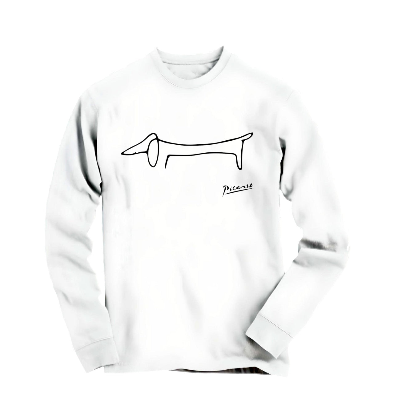 Pablo Picasso Dachshund (Lump) Artwork Long Sleeve Tee - Long - sleeve - Harvey Ltd