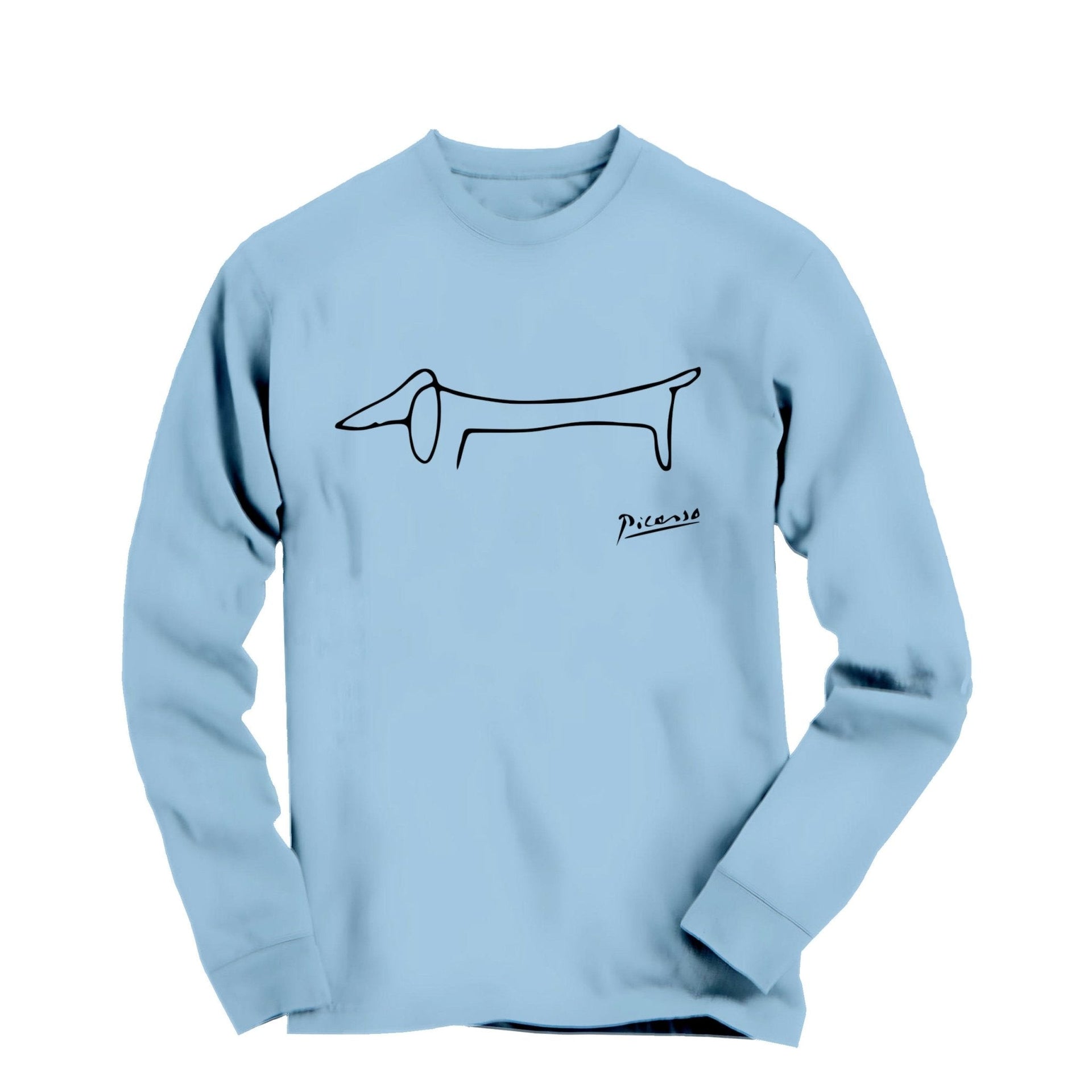 Pablo Picasso Dachshund (Lump) Artwork Long Sleeve Tee - Greatest Artists - Harvey Ltd