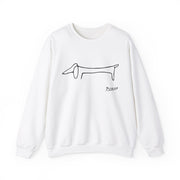 Pablo Picasso Dachshund (Lump) Artwork Sweatshirt - Greatest Artists - Harvey Ltd