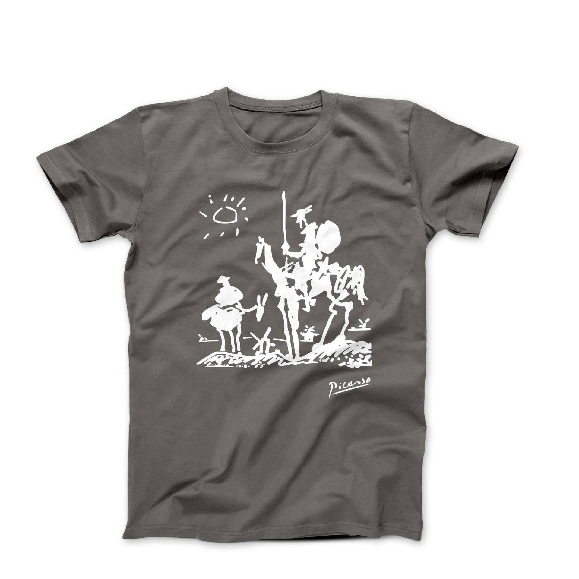 Pablo Picasso Don Quixote of La Mancha (1955) Artwork T - Shirt - Clothing - Harvey Ltd