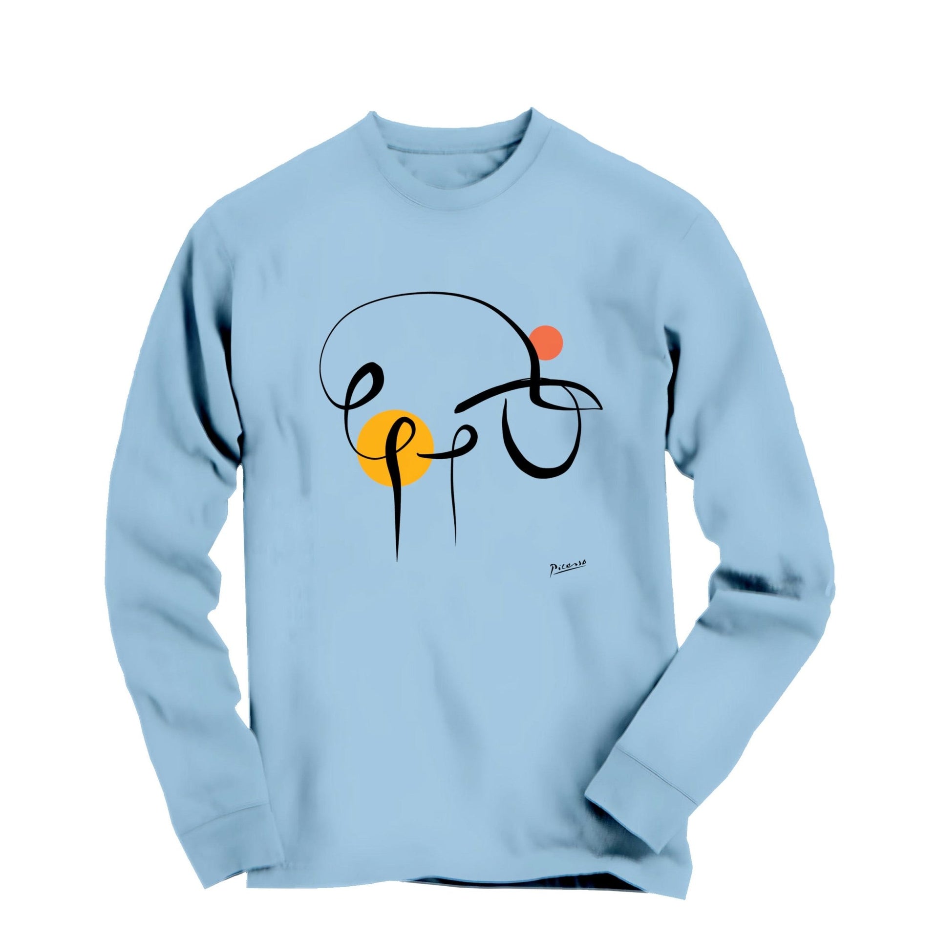 Pablo Picasso The Sheep Artwork Long Sleeve Tee - Greatest Artists - Harvey Ltd