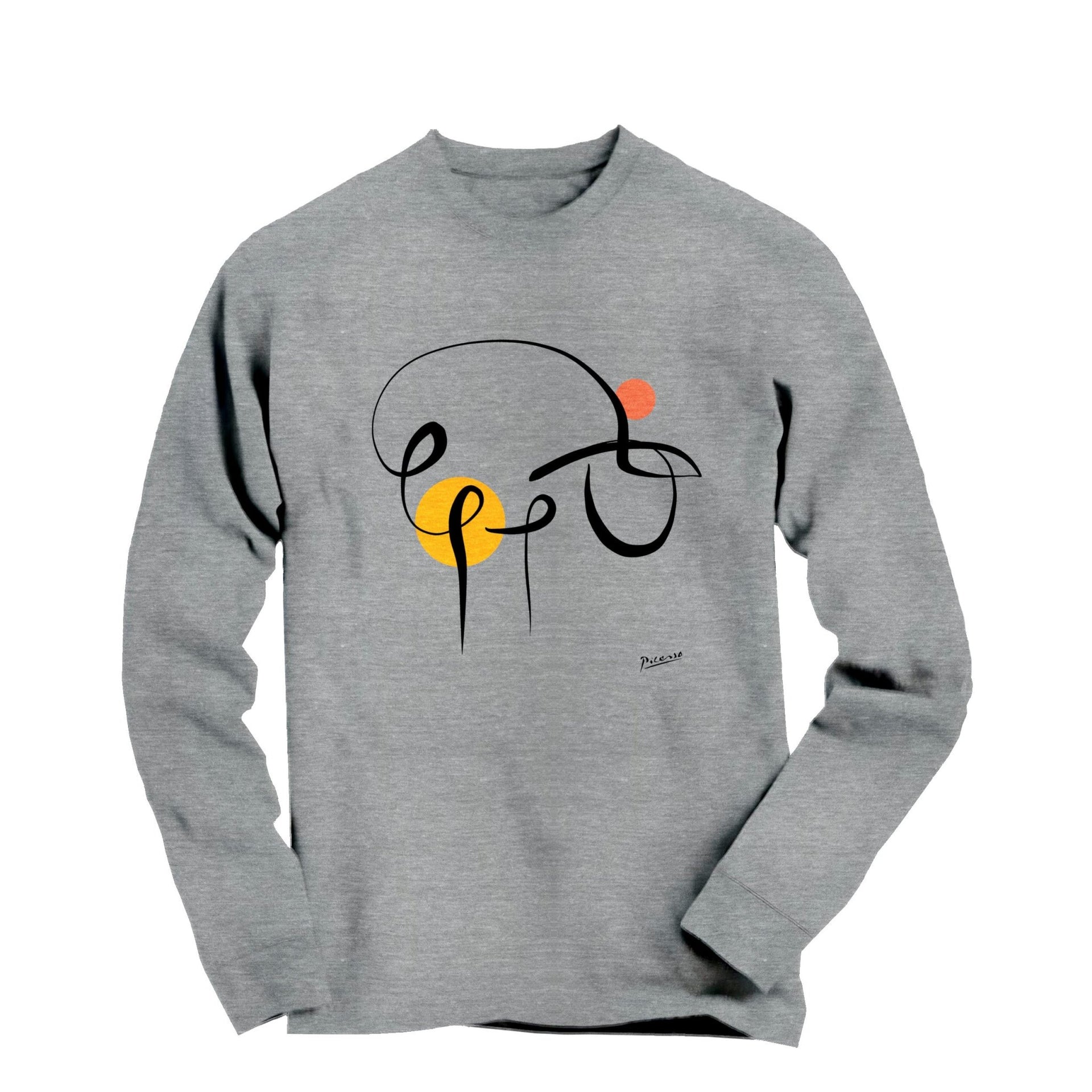 Pablo Picasso The Sheep Artwork Long Sleeve Tee - Greatest Artists - Harvey Ltd