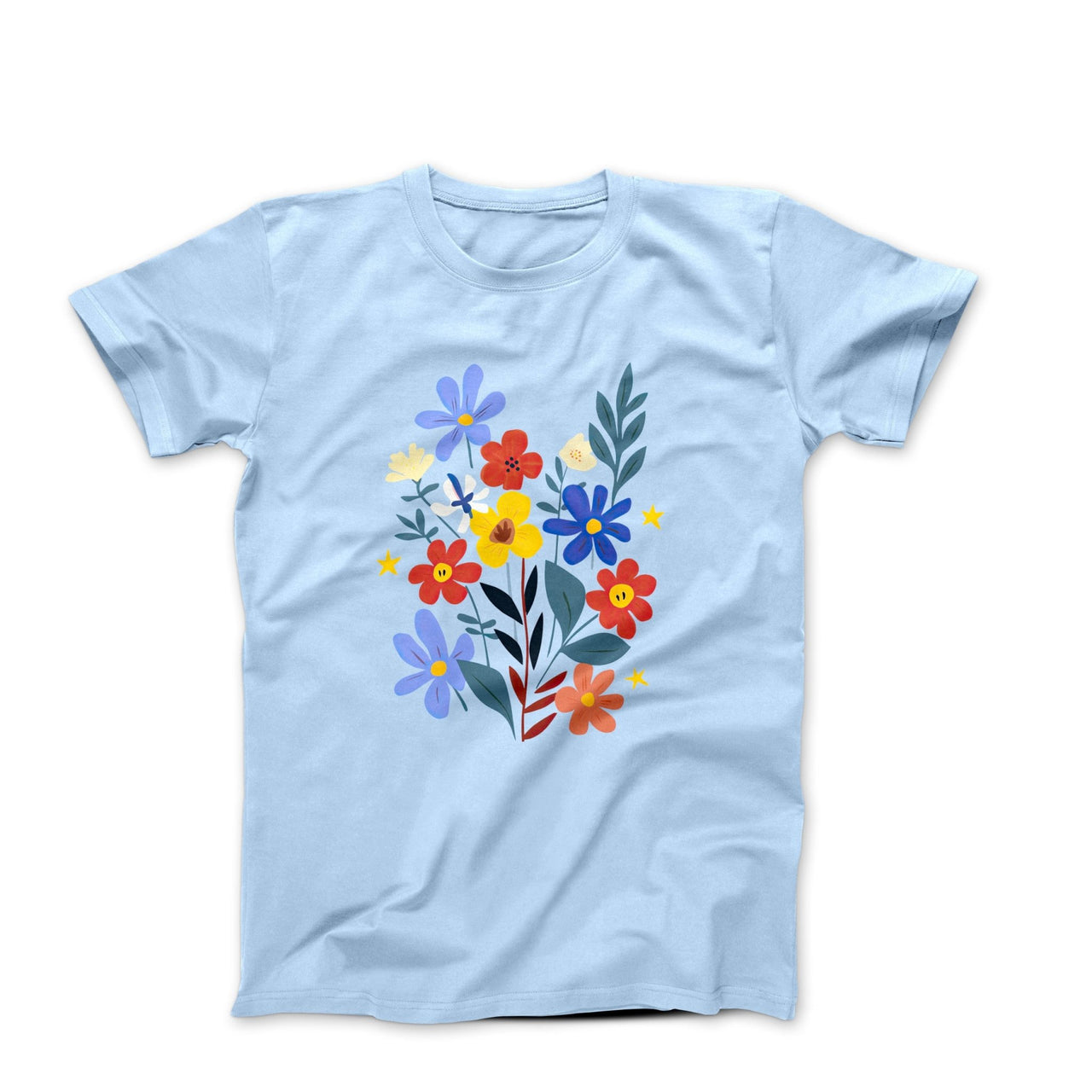Painted by Nature's Hand Illustration T-shirt - Plants, Garden & Food - Harvey Ltd