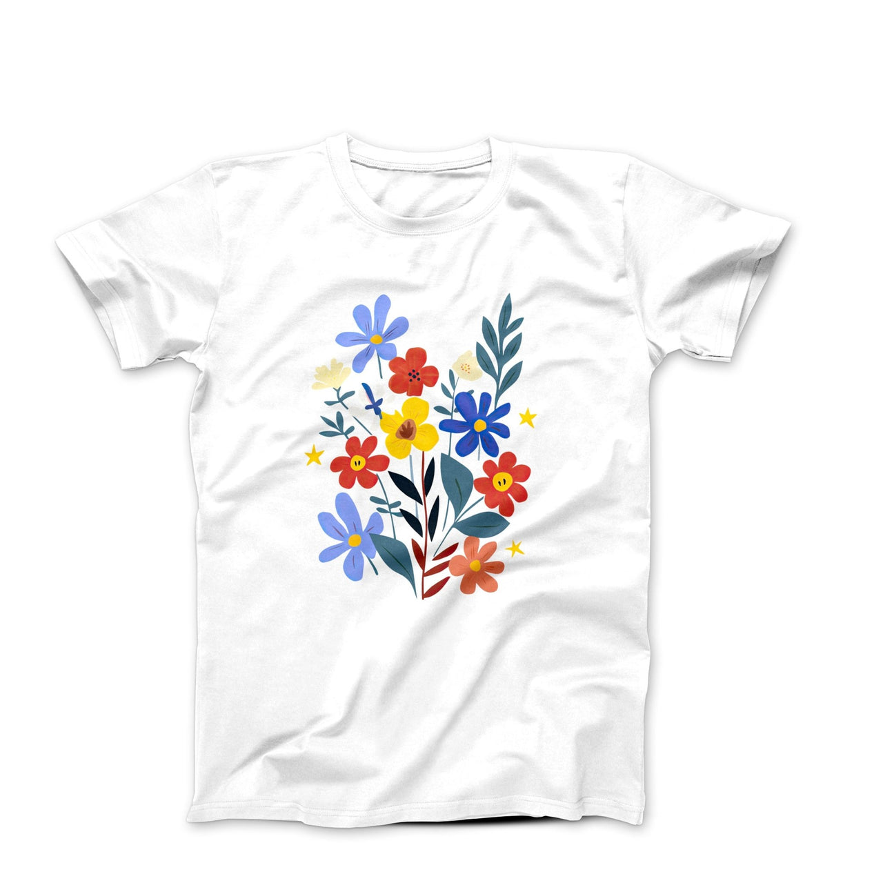 Painted by Nature's Hand Illustration T-shirt - Plants, Garden & Food - Harvey Ltd