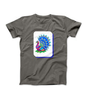 Peacock Mahjong Tile Graphic T-shirt - Humorous, Lifestyle & Others - Harvey Ltd