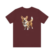 Pembroke Welsh Corgi Front & Back Printed T-shirt - Pets & Animals - Harvey Ltd