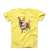Pembroke Welsh Corgi Illustration T-shirt - Pets & Animals - Harvey Ltd