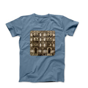 Physical Graffiti 1975 Album Art T-shirt - Comics, Movies & Music - Harvey Ltd