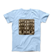 Physical Graffiti 1975 Album Art T-shirt - Comics, Movies & Music - Harvey Ltd