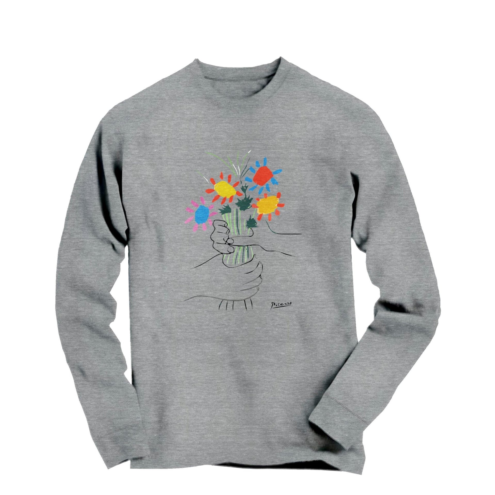 Picasso Bouquet of Peace 1958 Long Sleeve Tee - Greatest Artists - Harvey Ltd