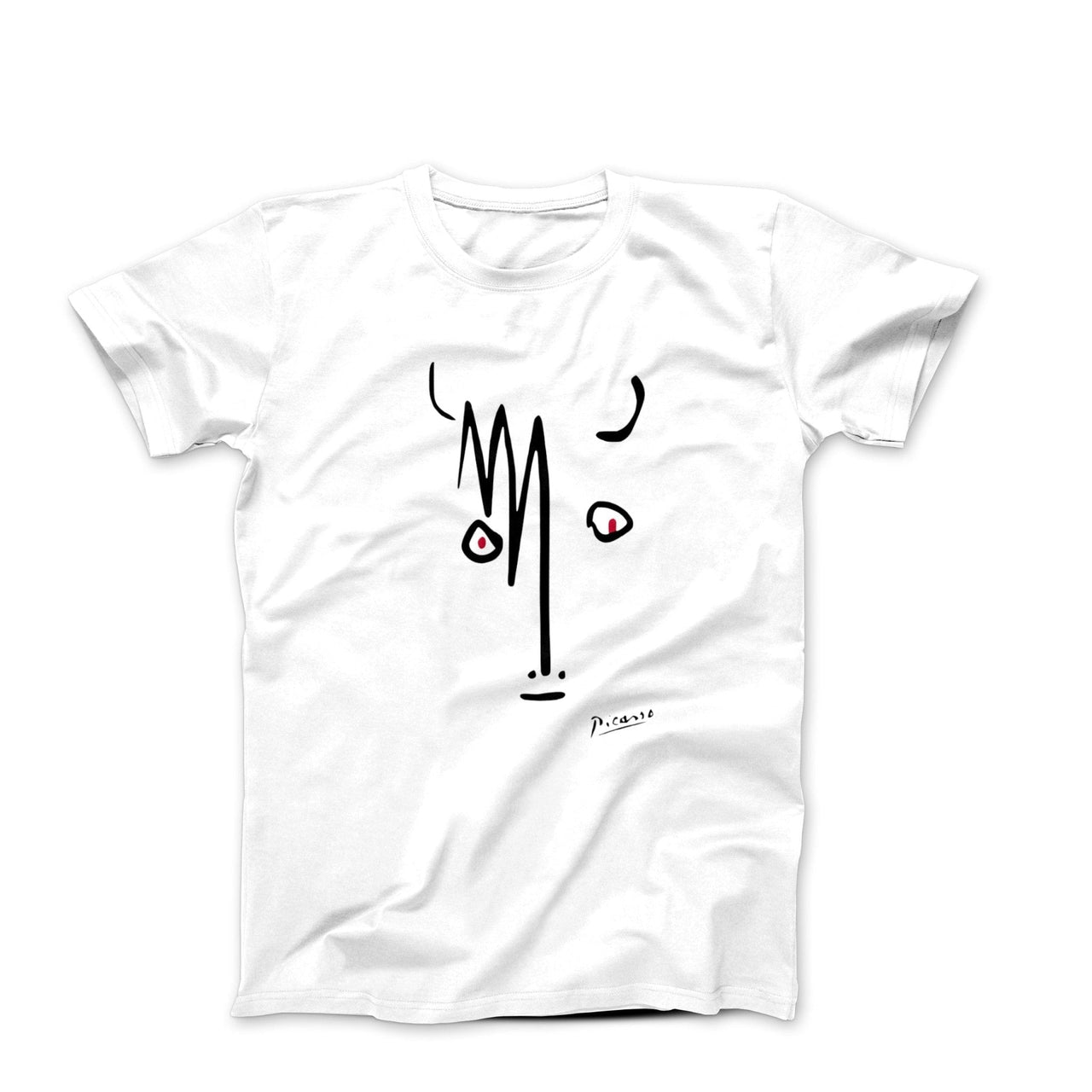 Picasso Bull Line Sketch T-shirt - Greatest Artists - Harvey Ltd