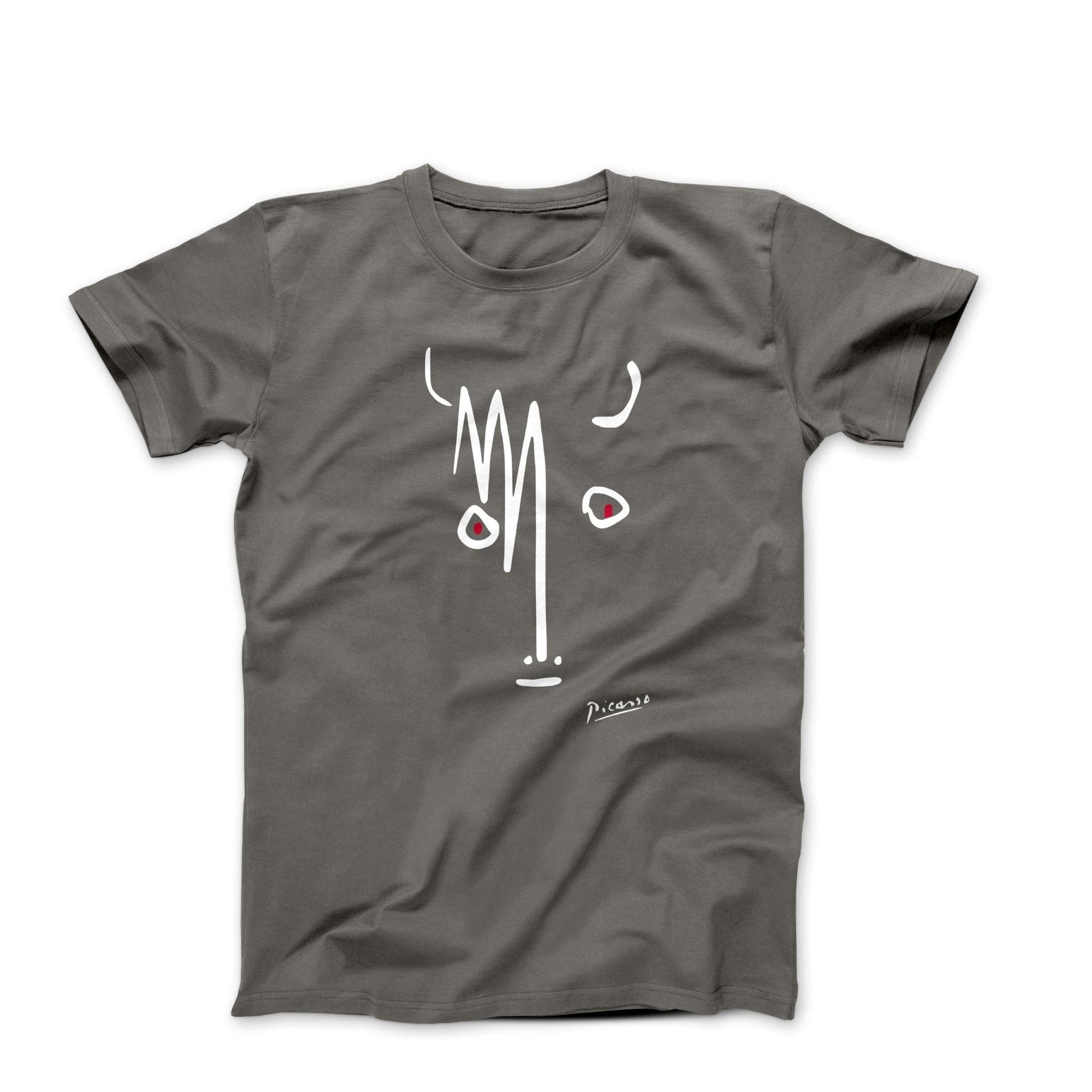 Picasso Bull Line Sketch T-shirt - Greatest Artists - Harvey Ltd