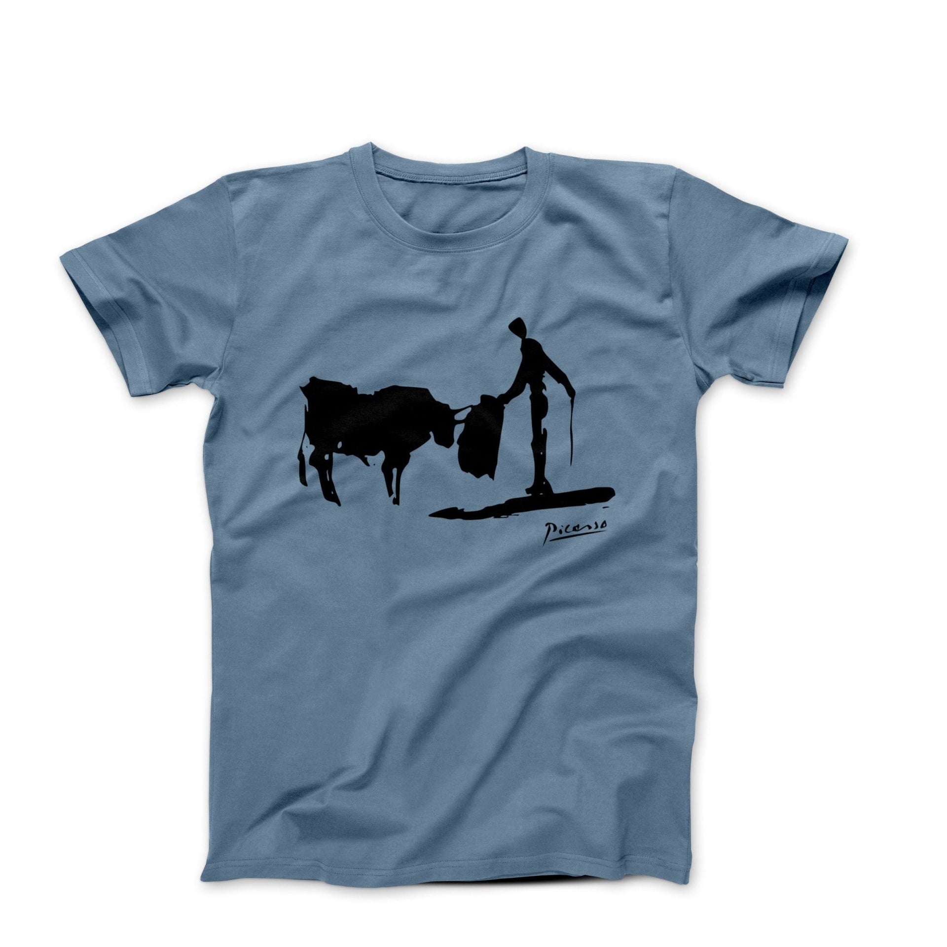 Picasso Bullfight (1960) Artwork T-shirt - Greatest Artists - Harvey Ltd