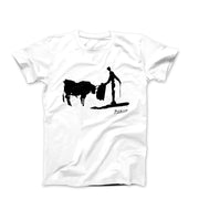 Picasso Bullfight (1960) Artwork T-shirt - Greatest Artists - Harvey Ltd