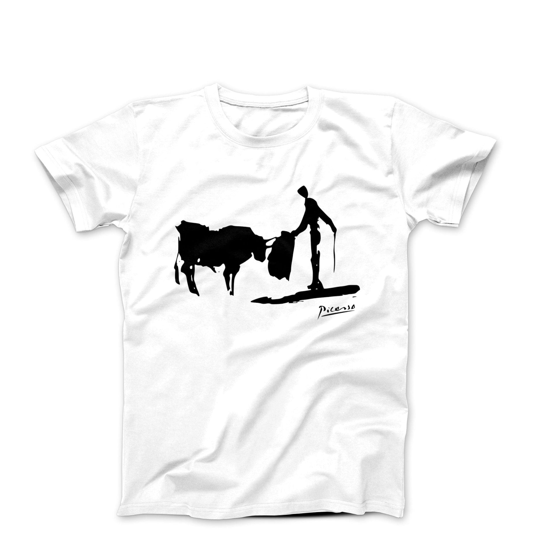 Picasso Bullfight (1960) Artwork T-shirt - Greatest Artists - Harvey Ltd