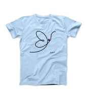 Picasso Butterfly Line Sketch T-shirt - Greatest Artists - Harvey Ltd