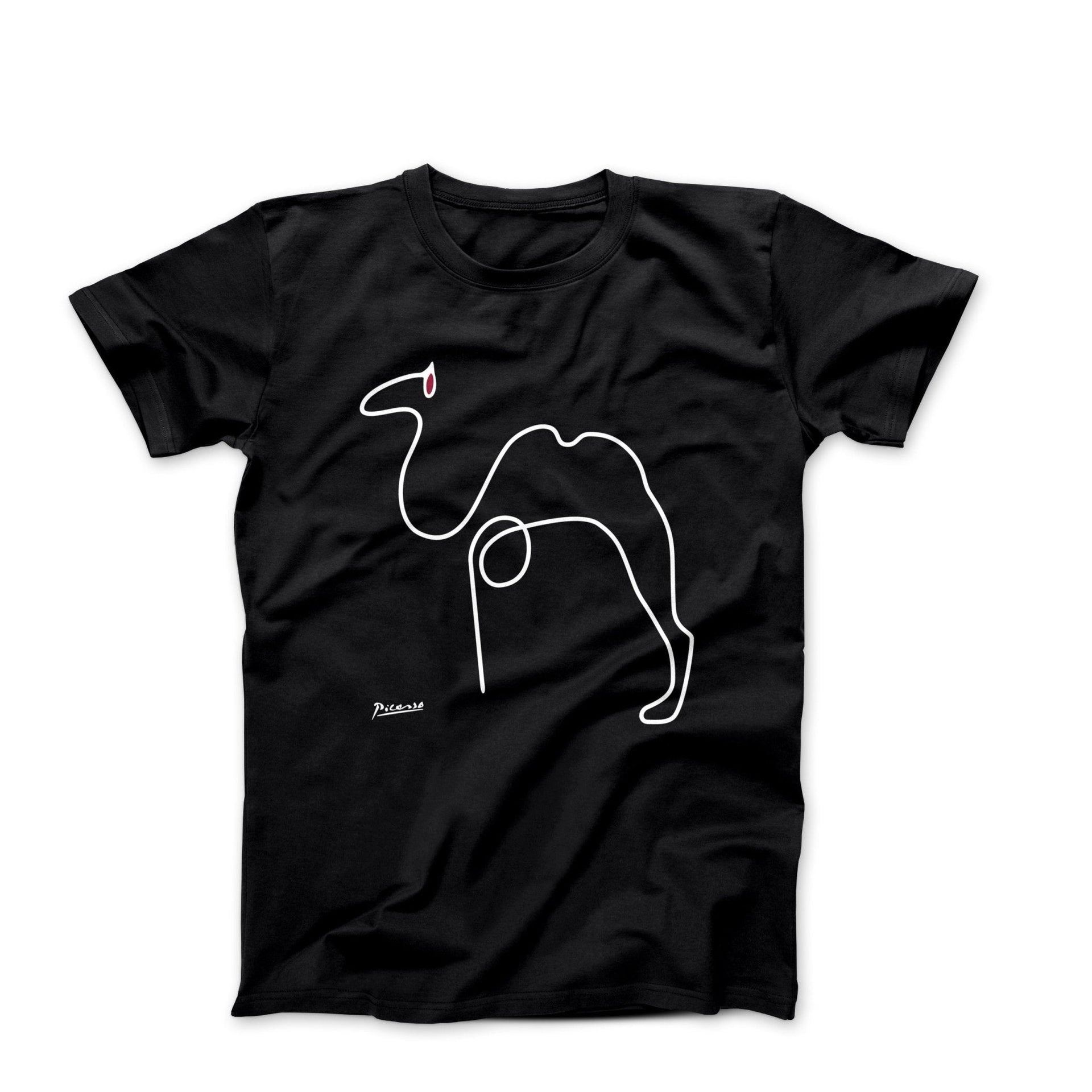 Picasso Camel Line Sketch T-shirt - Greatest Artists - Harvey Ltd