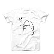 Picasso Camel Line Sketch T-shirt - Greatest Artists - Harvey Ltd