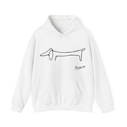 Picasso Dachshund Dog (Lump) Artwork Hoodie - Greatest Artists - Harvey Ltd