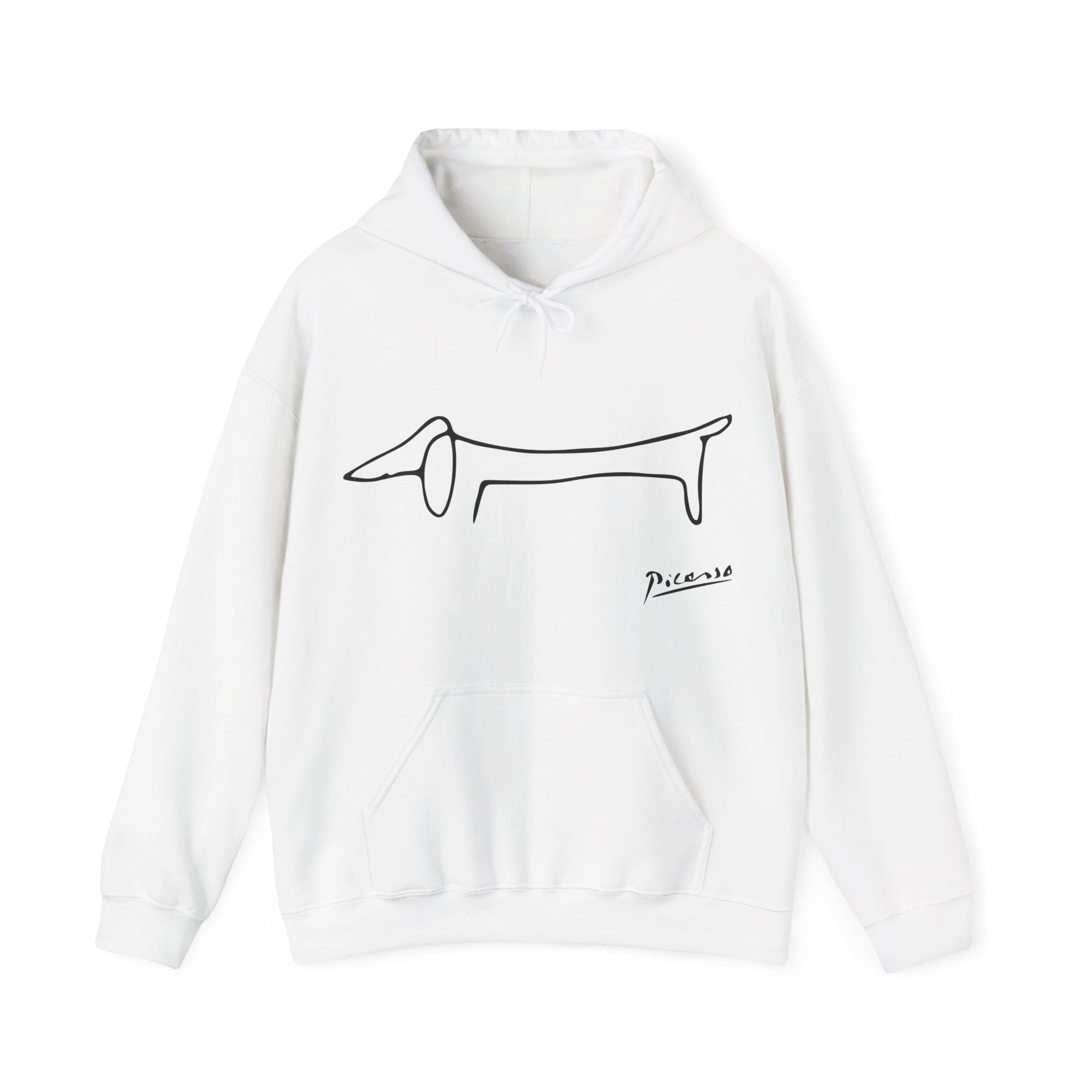 Picasso Dachshund Dog (Lump) Artwork Hoodie - Greatest Artists - Harvey Ltd