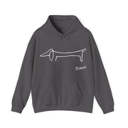 Picasso Dachshund Dog (Lump) Artwork Hoodie - Greatest Artists - Harvey Ltd