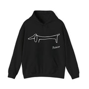 Picasso Dachshund Dog (Lump) Artwork Hoodie - Greatest Artists - Harvey Ltd