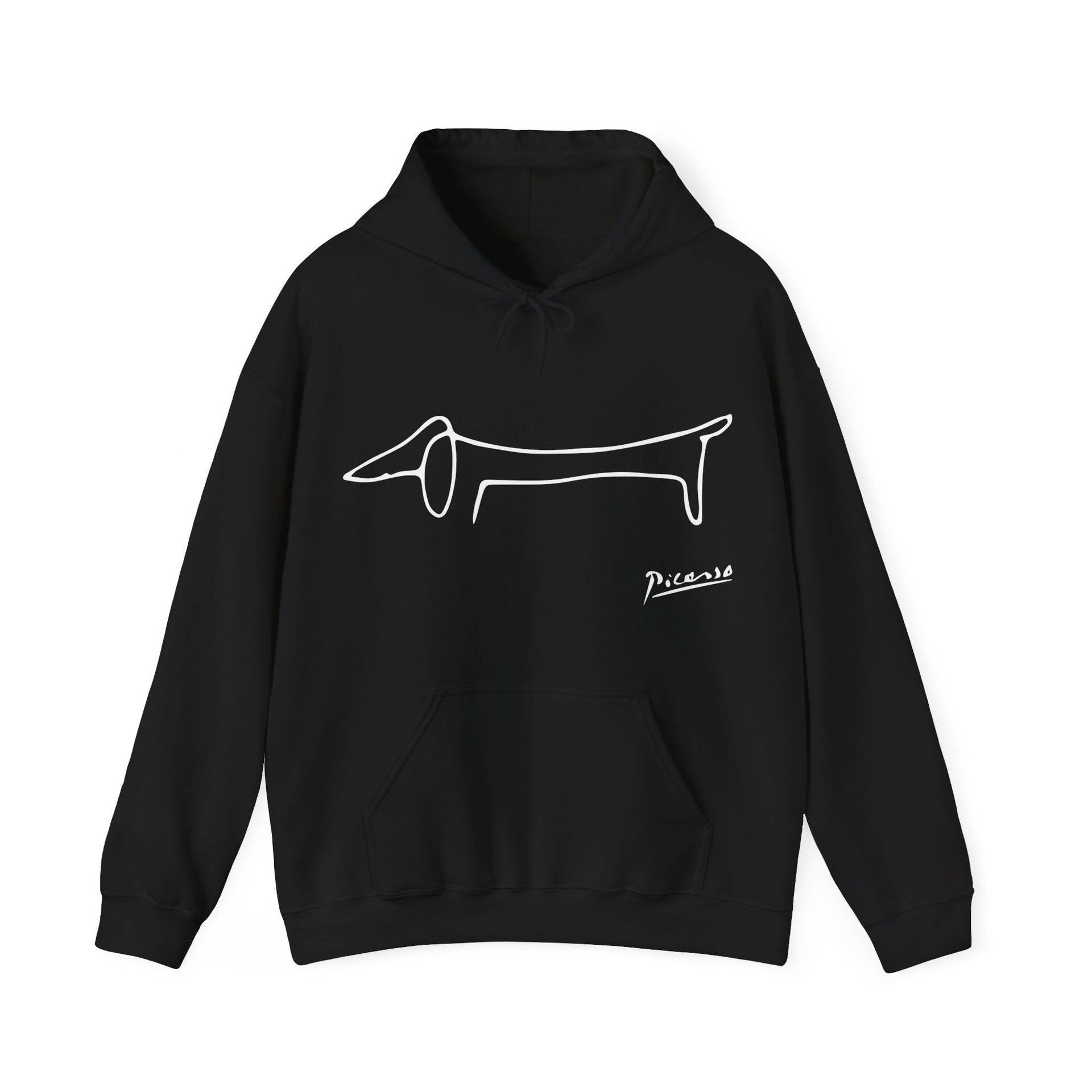 Picasso Dachshund Dog (Lump) Artwork Hoodie - Greatest Artists - Harvey Ltd