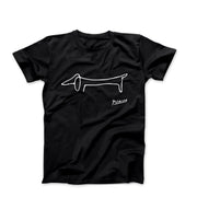 Picasso Dachshund (Lump) Artwork T-Shirt - Greatest Artists - Harvey Ltd