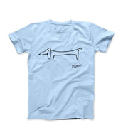 Picasso Dachshund (Lump) Artwork T-Shirt - Greatest Artists - Harvey Ltd