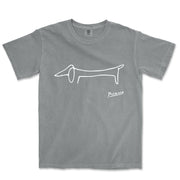 Picasso Dachshund (Lump) Garment - Dyed T-Shirt - Greatest Artists - Harvey Ltd