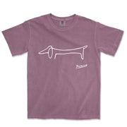 Picasso Dachshund (Lump) Garment - Dyed T-Shirt - Greatest Artists - Harvey Ltd