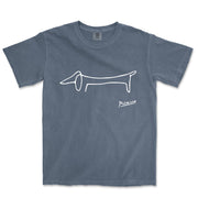 Picasso Dachshund (Lump) Garment - Dyed T-Shirt - Greatest Artists - Harvey Ltd