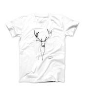 Picasso Deer Line Sketch T-shirt - Greatest Artists - Harvey Ltd