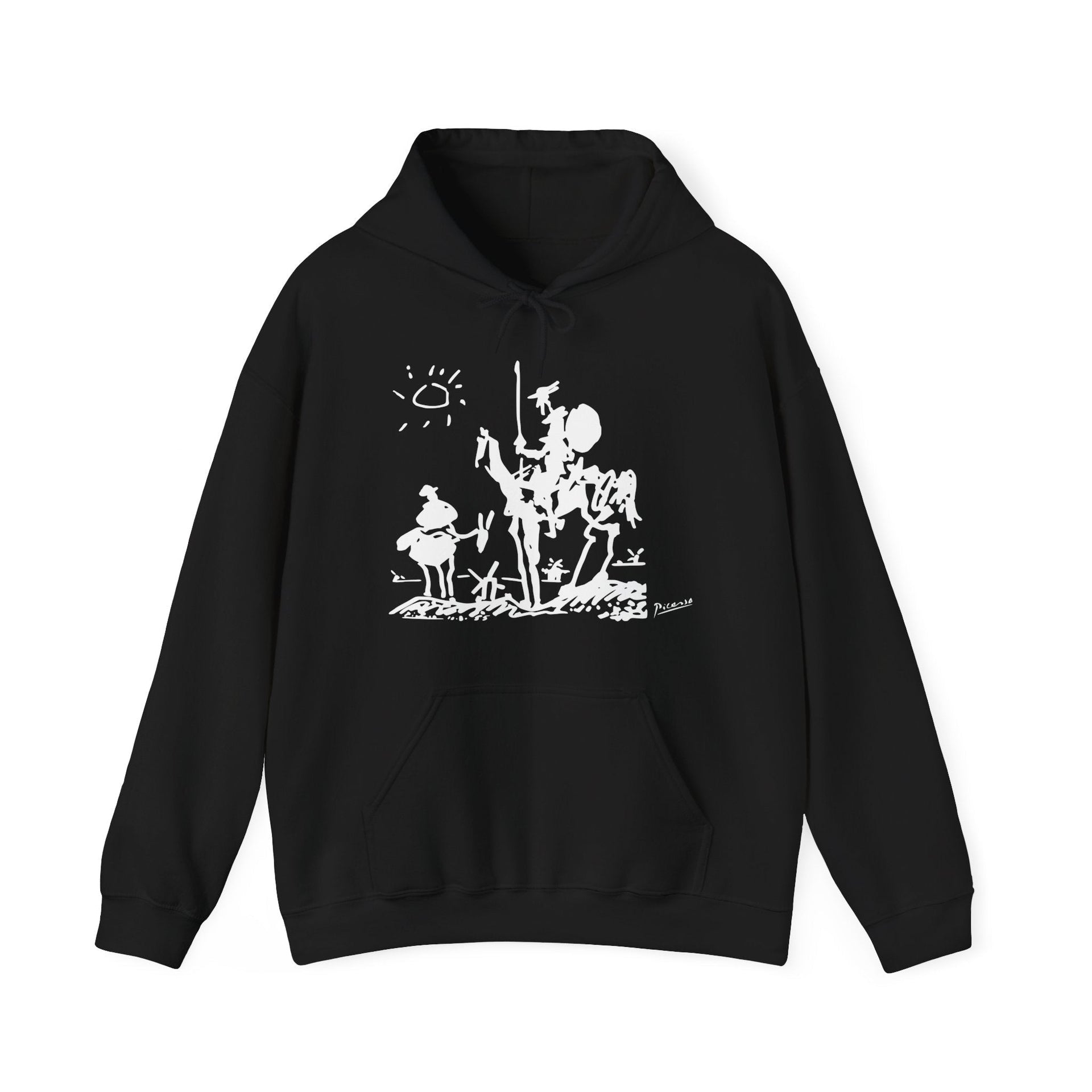 Picasso Don Quixote of La Mancha 1955 Artwork Hoodie - Greatest Artists - Harvey Ltd