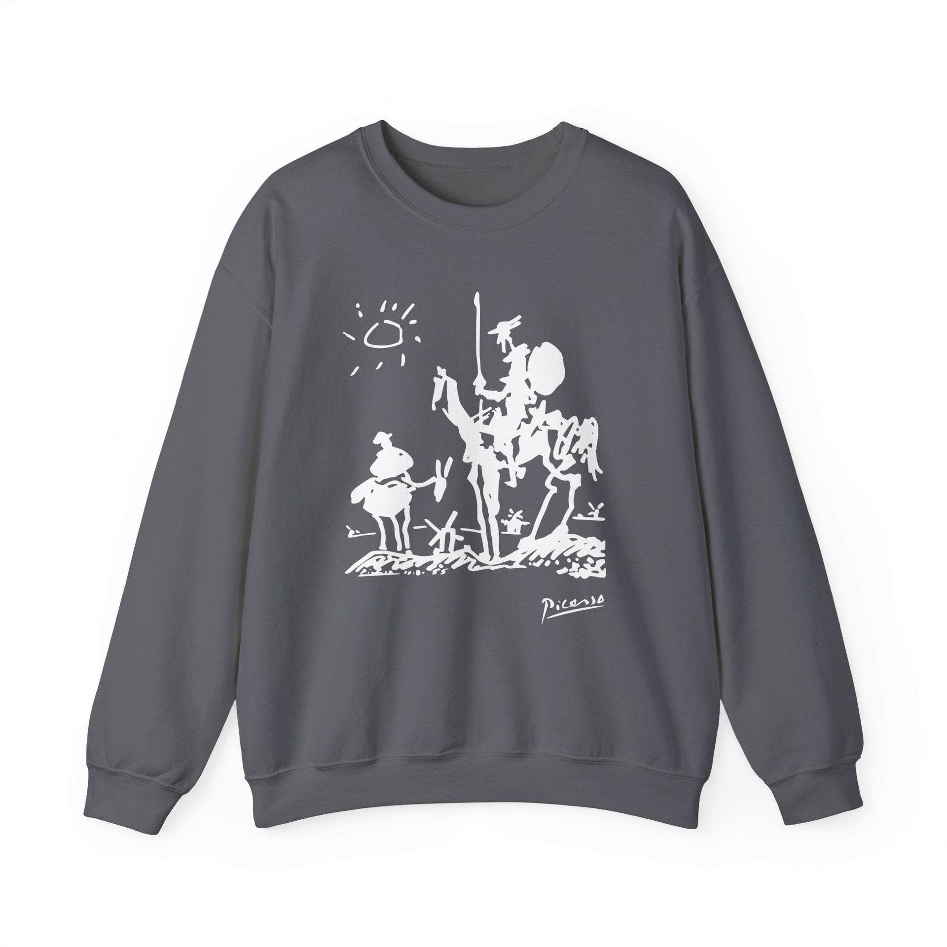 Picasso Don Quixote of La Mancha (1955) Artwork Sweatshirt - Greatest Artists - Harvey Ltd