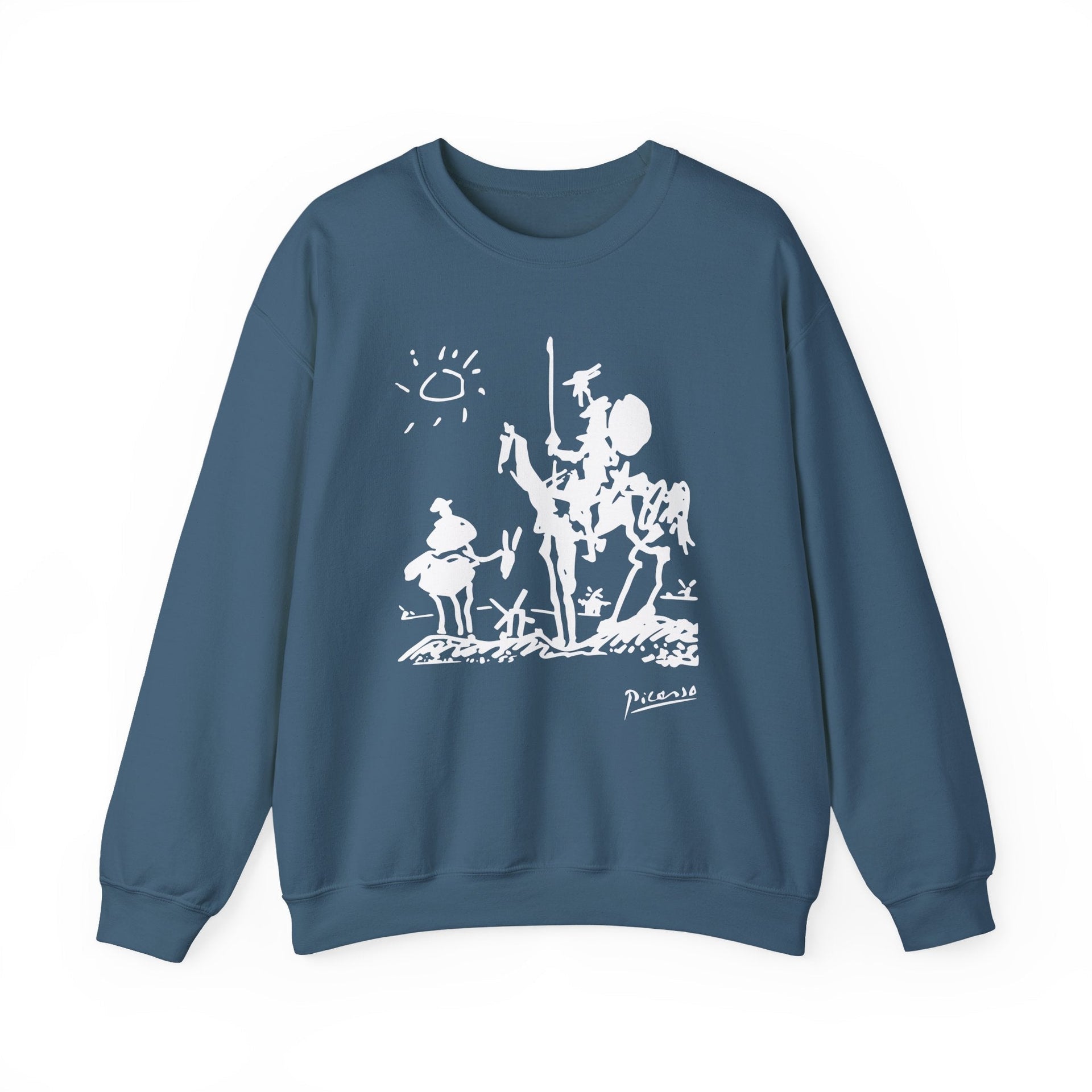 Picasso Don Quixote of La Mancha (1955) Artwork Sweatshirt - Greatest Artists - Harvey Ltd