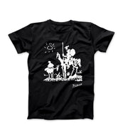 Picasso Don Quixote of La Mancha (1955) Artwork T-Shirt - Greatest Artists - Harvey Ltd