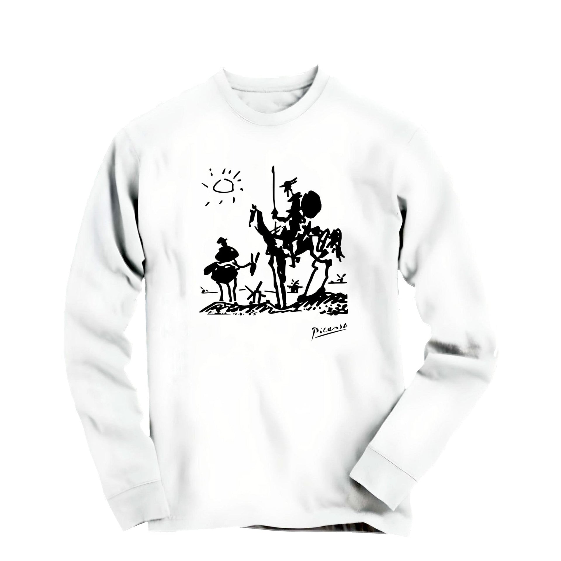 Picasso Don Quixote of La Mancha Long Sleeve Tee - Greatest Artists - Harvey Ltd