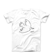 Picasso Dove of Peace Artwork T-Shirt - Greatest Artists - Harvey Ltd