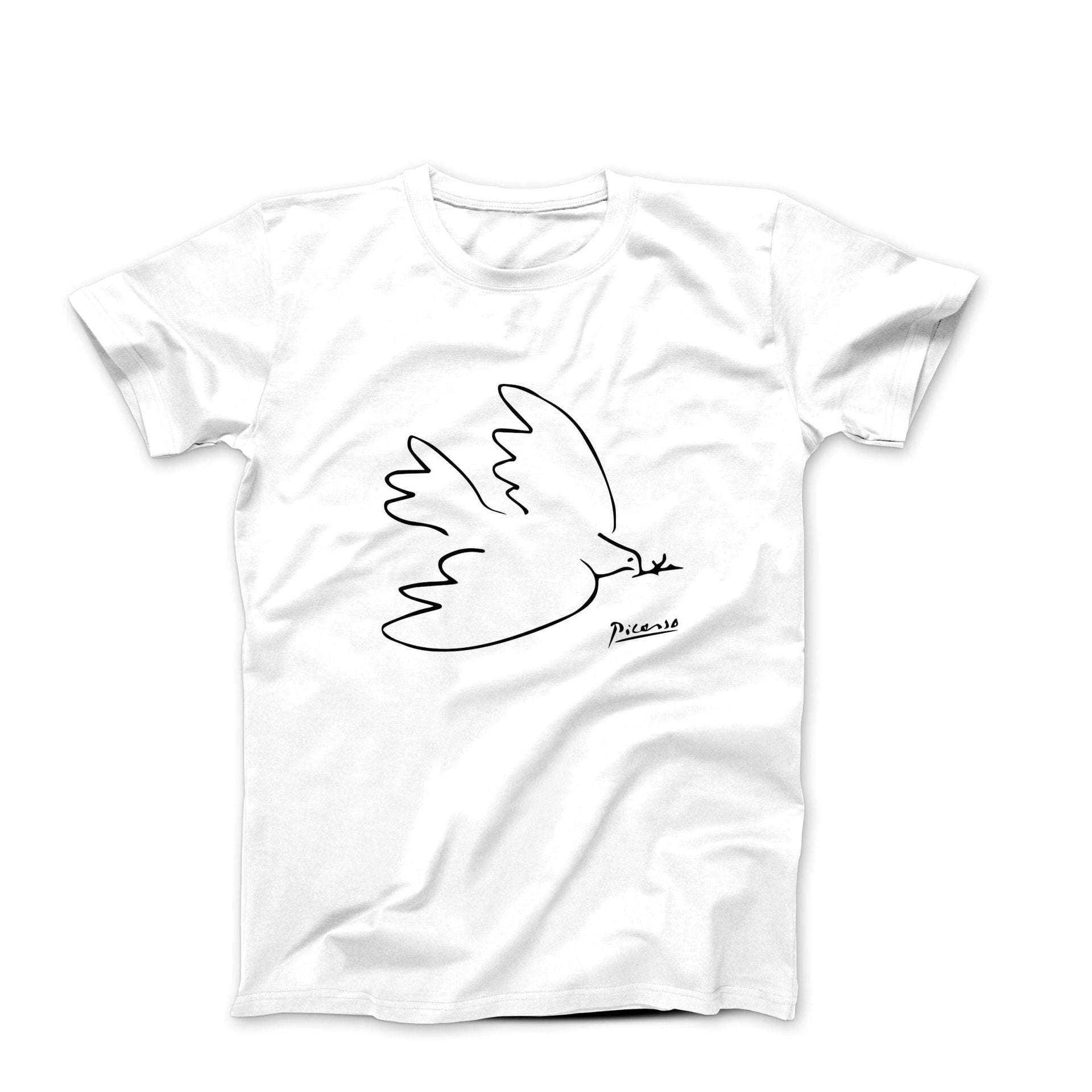 Picasso Dove of Peace Artwork T-Shirt - Greatest Artists - Harvey Ltd