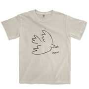Picasso Dove of Peace Garment - Dyed T-Shirt - Greatest Artists - Harvey Ltd