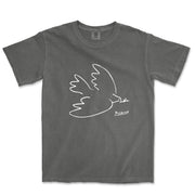 Picasso Dove of Peace Garment - Dyed T-Shirt - Greatest Artists - Harvey Ltd