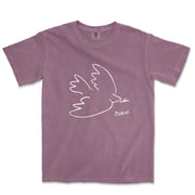 Picasso Dove of Peace Garment - Dyed T-Shirt - Greatest Artists - Harvey Ltd
