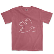 Picasso Dove of Peace Garment - Dyed T-Shirt - Greatest Artists - Harvey Ltd