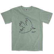 Picasso Dove of Peace Garment - Dyed T-Shirt - Greatest Artists - Harvey Ltd