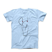 Picasso Elephant Line Drawing T-shirt - Greatest Artists - Harvey Ltd