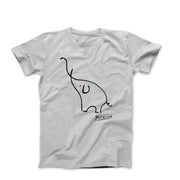 Picasso Elephant Line Sketch T-shirt - Greatest Artists - Harvey Ltd