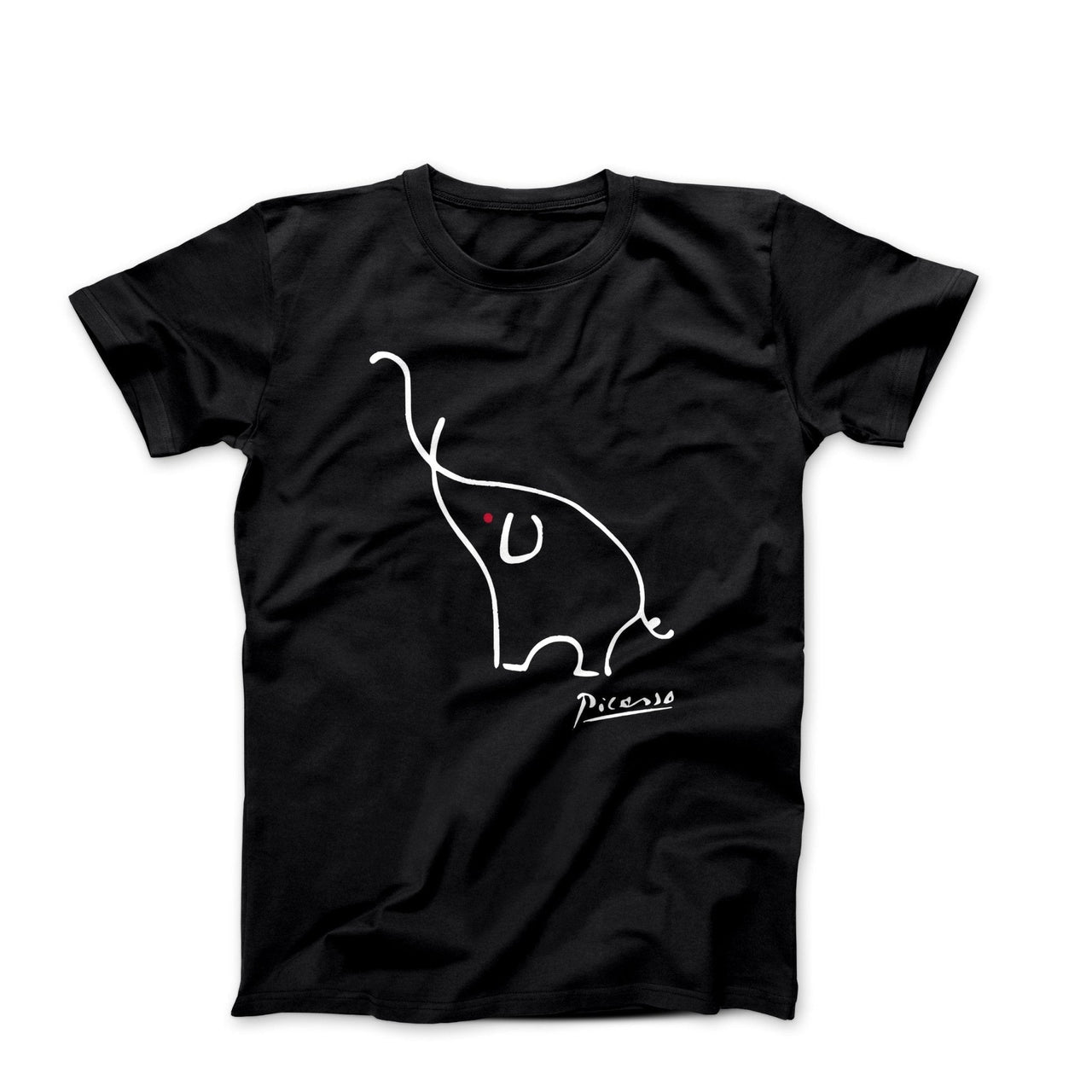 Picasso Elephant Line Sketch T-shirt - Greatest Artists - Harvey Ltd