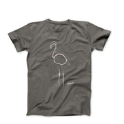 Picasso Flamingo Line Sketch T-shirt - Greatest Artists - Harvey Ltd